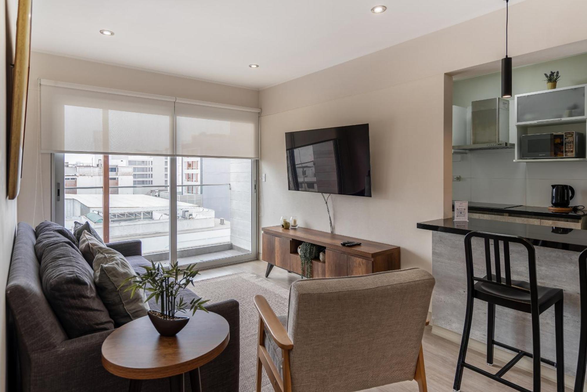 Modern 1Br Loft Close To The Seawalk Of Miraflores Lima Zewnętrze zdjęcie